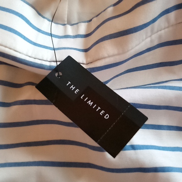 NWT The Limited Cream & Blue Mini Skirt - Size 4 - Picture 6 of 7